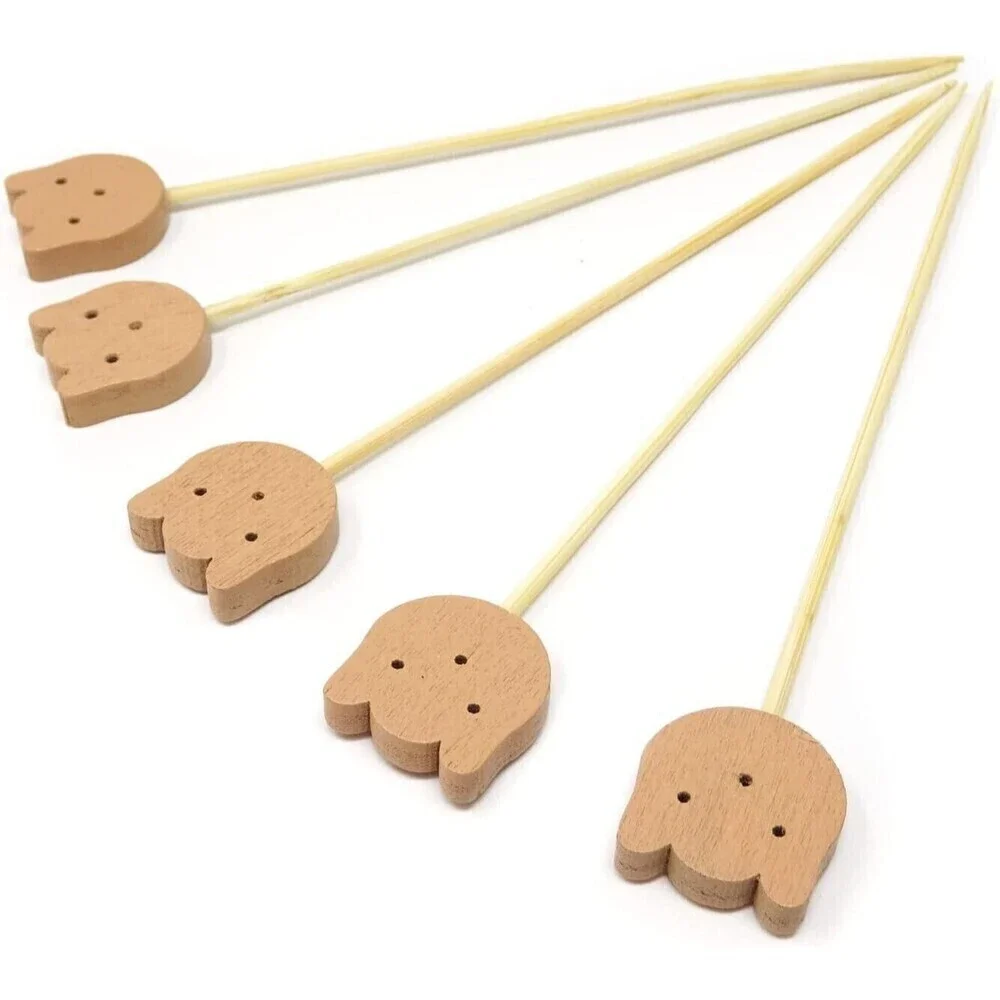 Cocktail Picks Cocktail Sticks, Party Food Decoration Toothpicks Cat 200 Pcs
